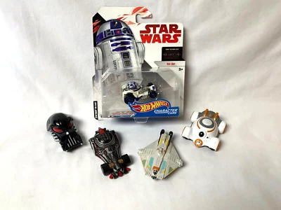 Star Wars Personaje Coches Hot Wheels R2D2 BB8 Vader Kylo Ren Rebel Ghost Die Cast Foto 1 de 4