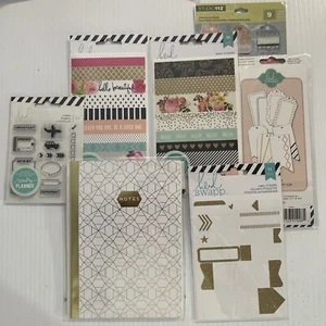 Lot Of 7 Heidi Swapp Note/washi/stickers/Stamp/Tags/Studio 112/total 136 Pieces - Picture 1 of 7