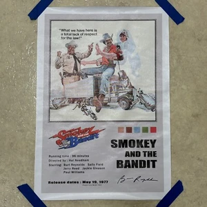 Smokey and the Bandit ✅ 1977 ✅ 1970’s Movie Poster Canvas Wall Art ✅ 12x18 inch - Picture 1 of 4