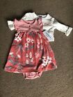 Beautiful Brand New Baby Girls Outfit Carters Baby Dress & Cardigan 6 Months