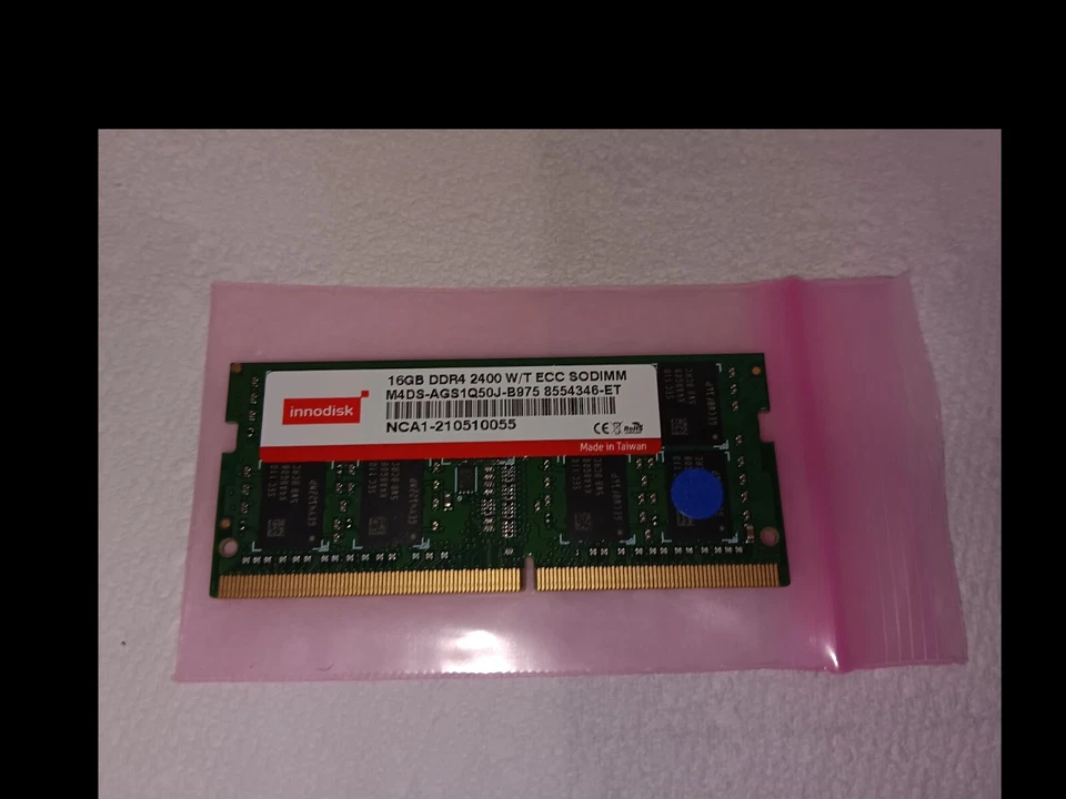  Innodisk 16GB DDR4-2400 W/T ECC SODIMM  - Image 1 of 1