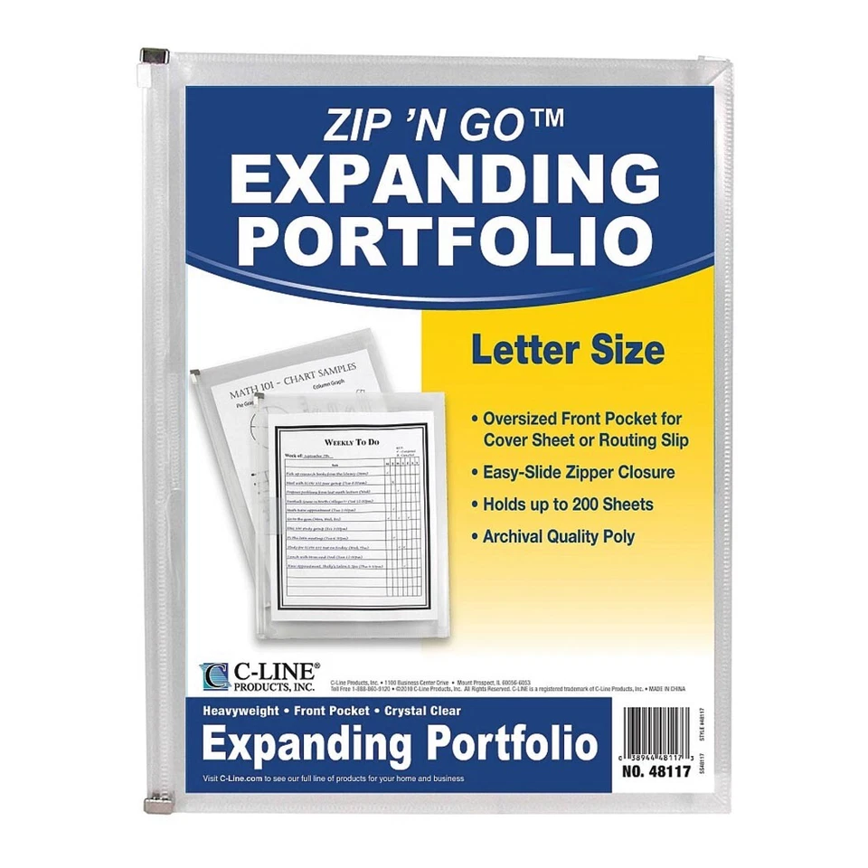 Zip 'N Go Expanding Portfolios by C-Line - Image 1 of 1