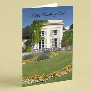 Mirabell Palace and gardens, Salzburg, Austria Dad birthday card - Picture 1 of 1