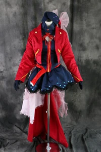 a-346 MACROSS Frontier Sheryl Nome Uniform Cosplay Kostüm rot Kleid Set Karneval - Bild 1 von 8