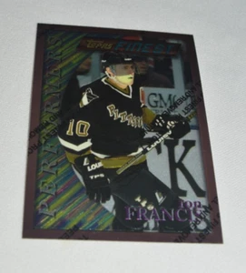 1996 TOPPS FINEST - RON FRANCIS CENTER PENGUINS PERFORMERS # 127 - Picture 1 of 4