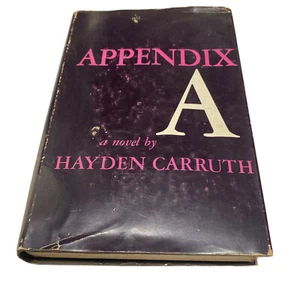 Carruth, Hayden APPENDIX A 1st Edition 1st Printing - Imagen 1 de 12