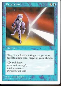 MAGIC THE GATHERING 5A EDICIÓN AZUL DEFLECTION - Imagen 1 de 1