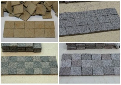 Platten Naturstein-Optik 15*15mm Maßstab 1:22,5 Spur G LGB Diorama Modellbau