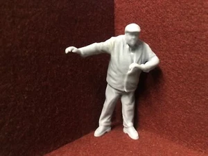 Spur G Fahrer Figur im Flachhut - 3D Scan einer realen Person - MD016 (auch GN15) - Bild 1 von 4
