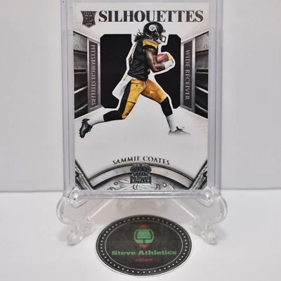 Sammie Coates Steelers 2015 Panini Crown Royale Silhouettes Patch RC Card #/299 - Image 1 of 2