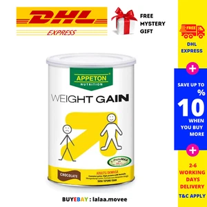 4 X Apeton Nutrition Aumento de Peso Polvo Adultos Sabor a Chocolate 900 g DHL - Imagen 1 de 4
