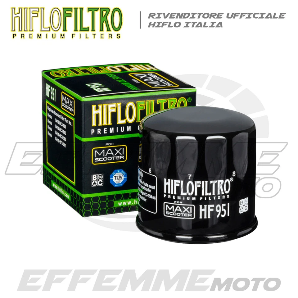Filtro olio HONDA Silver Wing 400 2006 2007 2008 2009 2010 (HIFLO HF951) - Immagine 1 di 1