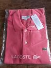 lacoste polo shirt pink size 4 unopened