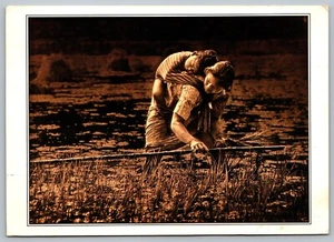 Postcard Planting Rice Holding Her Kid Central Java Tan Kian Sien - Imagen 1 de 2