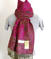DG Pashmina Scarf Shawl Wrap-Trendy Paisley Many Color,Silk Cashmere*Soft