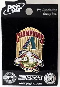 Arizona Diamondback 2001 World Series Champions Trophy MLB Lapel / Hat Pin - NEW - Picture 1 of 3