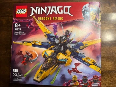 LEGO NINJAGO: Dragon's Rising -Ras and Arin's Super Storm Jet (71833) Novo na Caixa - Imagem 1 de 2