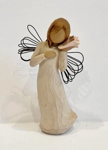 Figura de ángel Willow Tree Thinking Of You Seashell Susan Lordi de colección 2004 - Imagen 1 de 4