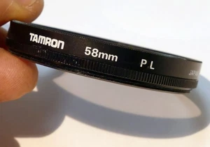 TAMRON Linear Polarizer PL 58mm Filter - OEM - Picture 1 of 6
