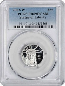 2003-W $25 American Platinum Eagle PR69DCAM PCGS - Picture 1 of 2
