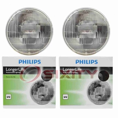 2 pc Philips High Low Beam Headlight Bulbs for Bricklin SV-1 1974-1976 iq - Image 1 of 4