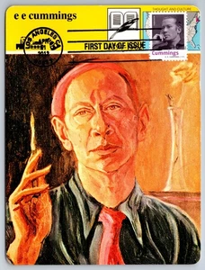 #4662 E.E. Cummings FDC Maxi Card - Picture 1 of 2