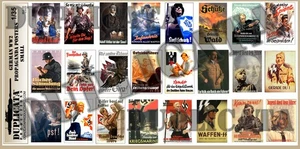 Diorama/Model Accessory - 1/35 German Propaganda Posters, Small - WW2 - Picture 1 of 2