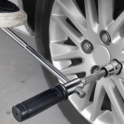 Extended Lug Wrench Standard Sockets Labor Saving Detachable Nut Wrench Set - Image 1 of 4
