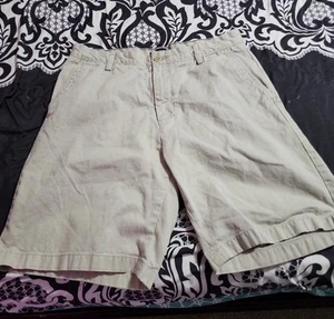 Pantalón Corto Nautica Caqui Beige Hombre Talla 32W 32 W #03 - Imagen 1 de 4