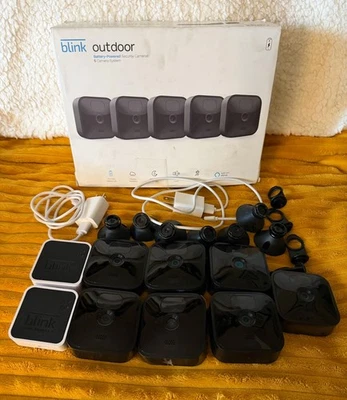 7 Blink Outdoor Wireless 2 Sync Modules Security Camera 1080p (Used) - Image 1 of 4