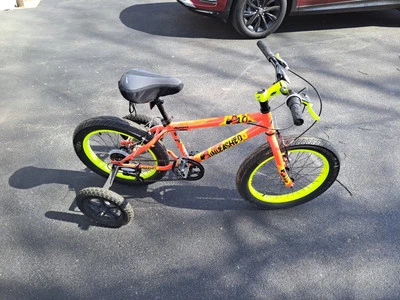 Avigo Kids Bike Orange And Neon Green Color  - Image 1 of 4