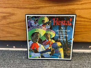 Fiesta! 50 Latin-American Favorites For Listening Dancing vinyl 4-Lp Vinyl - Picture 1 of 1