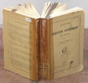 Rambaud Histoire De The Civilisation Contemporaine Storia Civiltà French 1888 - Picture 1 of 1