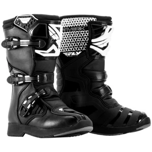 Fly Racing Maverik Youth MX Off Road Motorcycle Motorbike Boot Black - Picture 1 of 3