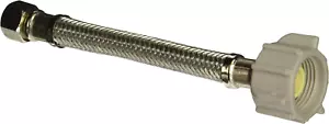 PRO1T06 Braided Stainless Steel Toilet Supply Line - Picture 1 of 2