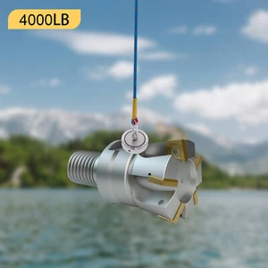 66ft Rope Pull Force Salvage Carabiner 4000lbs Double-sided Fishing Magnet Kit - Picture 1 of 20
