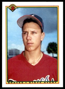 1990 Bowman Steve Avery Atlanta Braves #9
