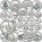 2010- 2021 P&D ATB Park Narodowy Quarters 112 monet Kompletny zestaw monet U.S. Mint Coins