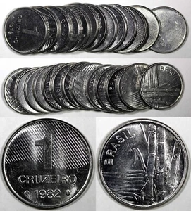 BRAZIL 1979-1985 1 Cruzeiro UNC /BU KM# 590 RANDOM PICK (1 Coin) (25 004) - Picture 1 of 7