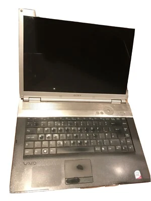 Sony Vaio Laptop PCG-3A1M  /  Untested / Got Damaged Screen  Bezel . - Image 1 of 4