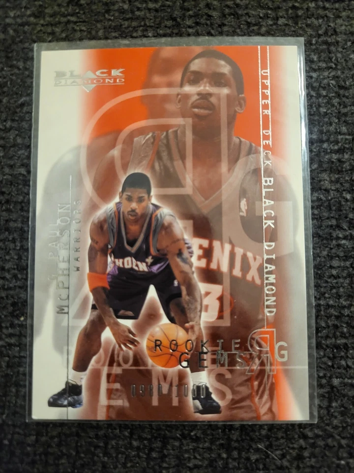 2000-01 Black Diamond #104 Paul McPherson Rookie /1000 Phoenix Suns DePaul  - Image 1 of 3