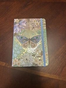 Punch Studio Floral Schmetterling Notizbuch mit Gummiband - Bild 1 von 7