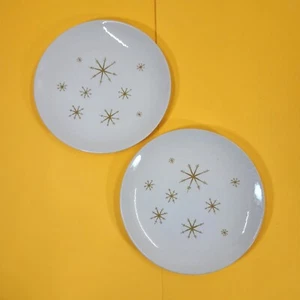 Star Glow Dinner Plates Royal Ironstone Dinner Plates Set of 2 No Trim China USA - Picture 1 of 12
