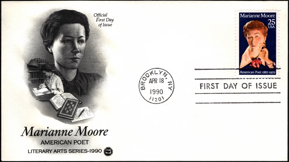 US Stamp Scott #2449 Artcraft Postal Commemorative Society Cachet Marianne Moore - Image 1 of 1