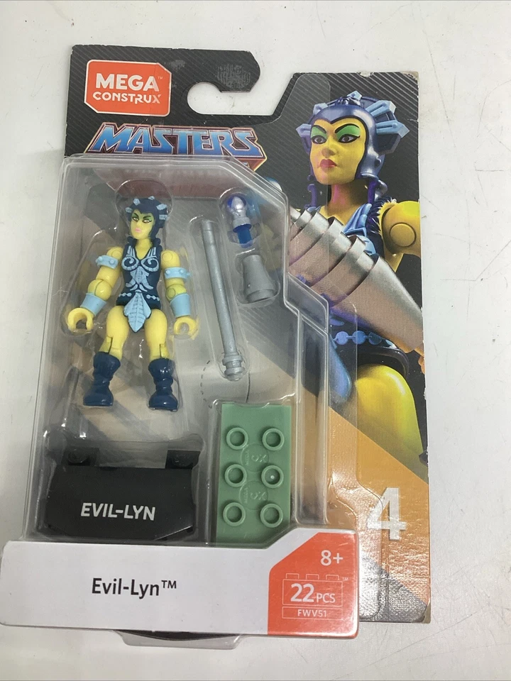 MEGA CONSTRUX Masters of the Universe Evil-Lyn FWV51 Series 4 New Sealed - Image 1 of 1