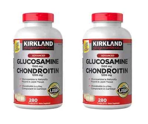 Kirkland Signature Glucosamine & Chondroitin 280 Tablets 2-Pack FREE SHIPPING! - Picture 1 of 2