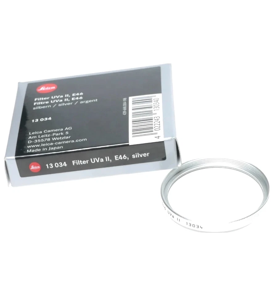 Leica E46 UVa II Filter 13034 Silver - Image 1 of 1