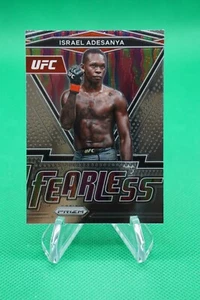 (2 Cards) 2022 Prizm UFC Fearless #1 Israel Adesanya Middleweight S5920K - Picture 1 of 4