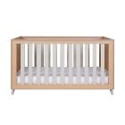 Tutti Bambini Fika 3 in 1 Cot bed Toddler bed and Sofa in White Sand & Light Oak