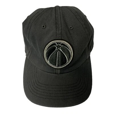 NBA Washington Wizards Black Stretch Hat Cap 47 Brand M-L Ball Logo - Image 1 of 4